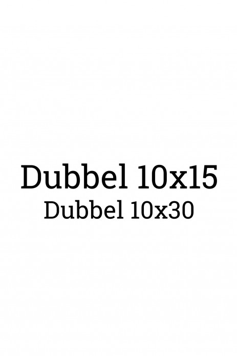 20x15 (Dubbel) voor