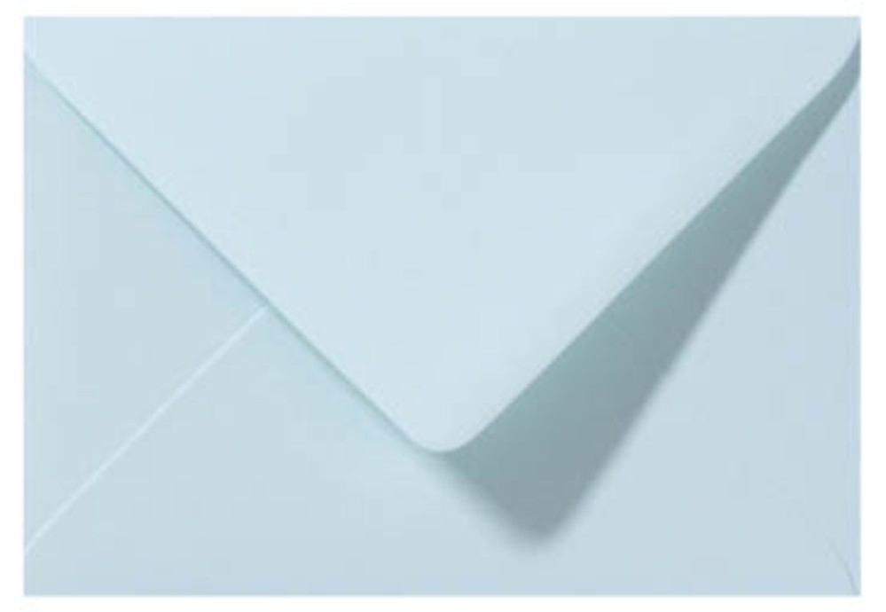 Envelop baby blauw 18x12cm