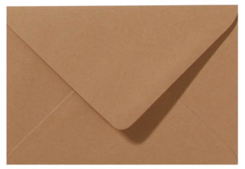 Envelop caramel 18x12cm