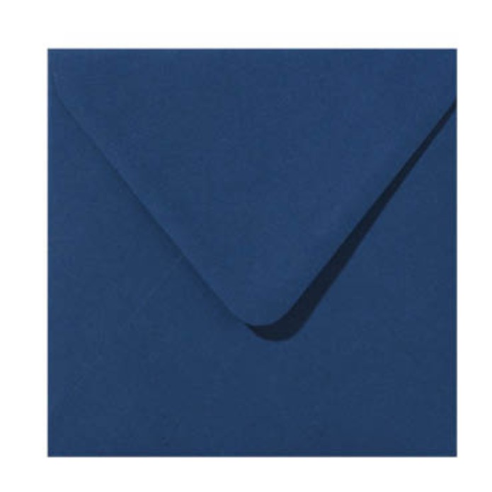 Envelop donkerblauw 13x13cm