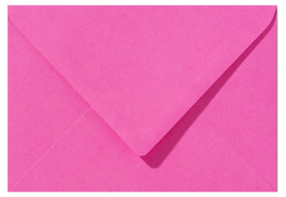Envelop fel roze 18x12cm