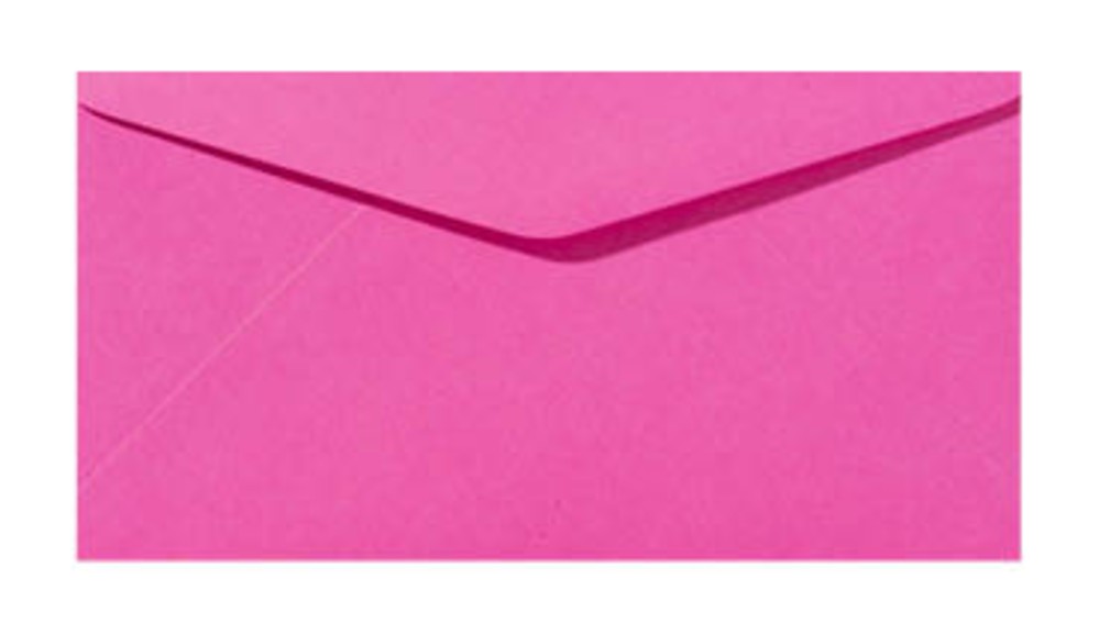 Envelop fel roze 21x10cm