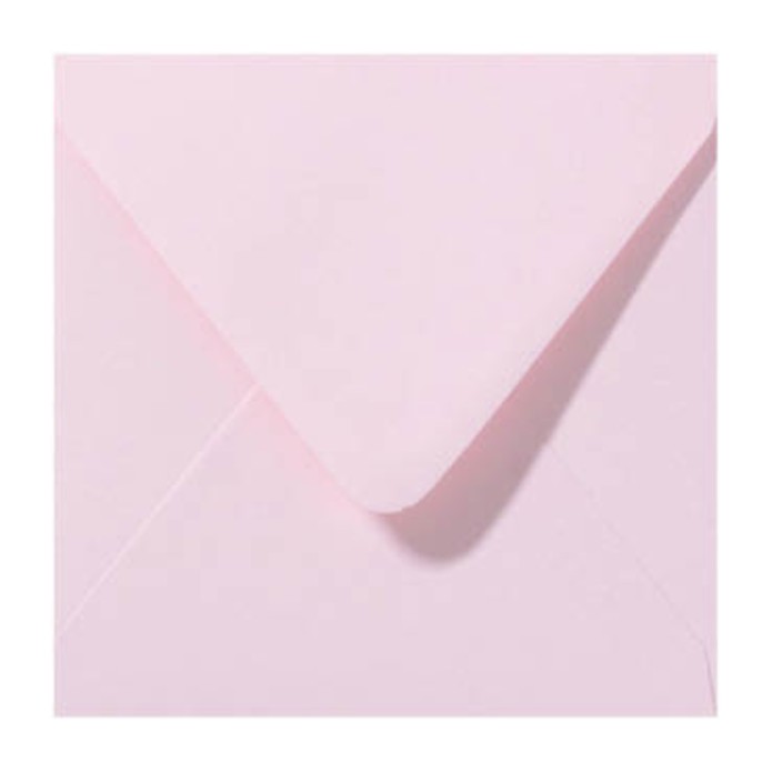 Envelop roze 13x13cm