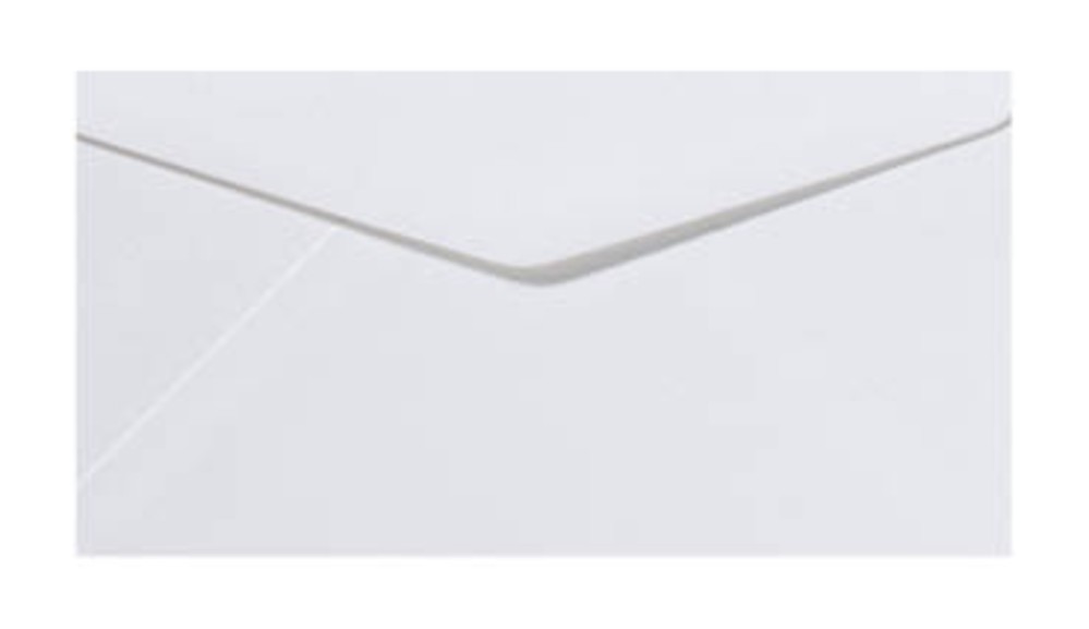 Envelop luxe wit 21x10cm