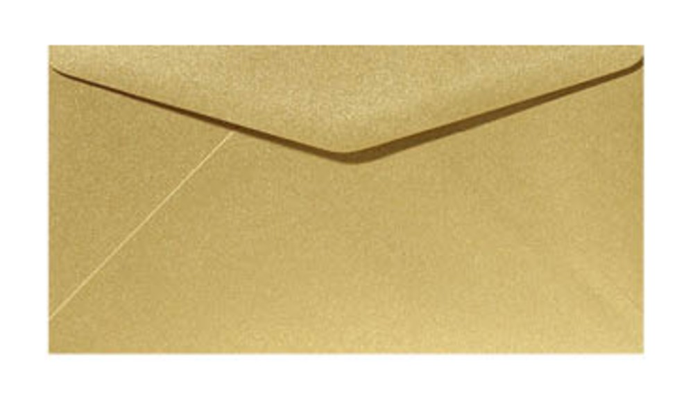 Envelop metallic goud 22x11cm