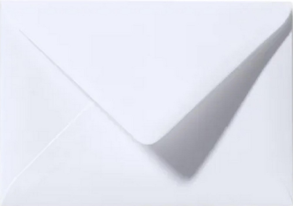 Envelop wit 11,4x16,2 cm