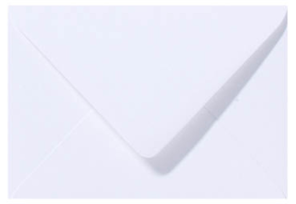 Envelop luxe wit 18x12cm