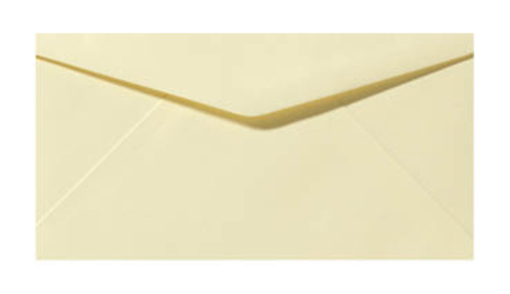 Envelop zacht geel 22x11cm