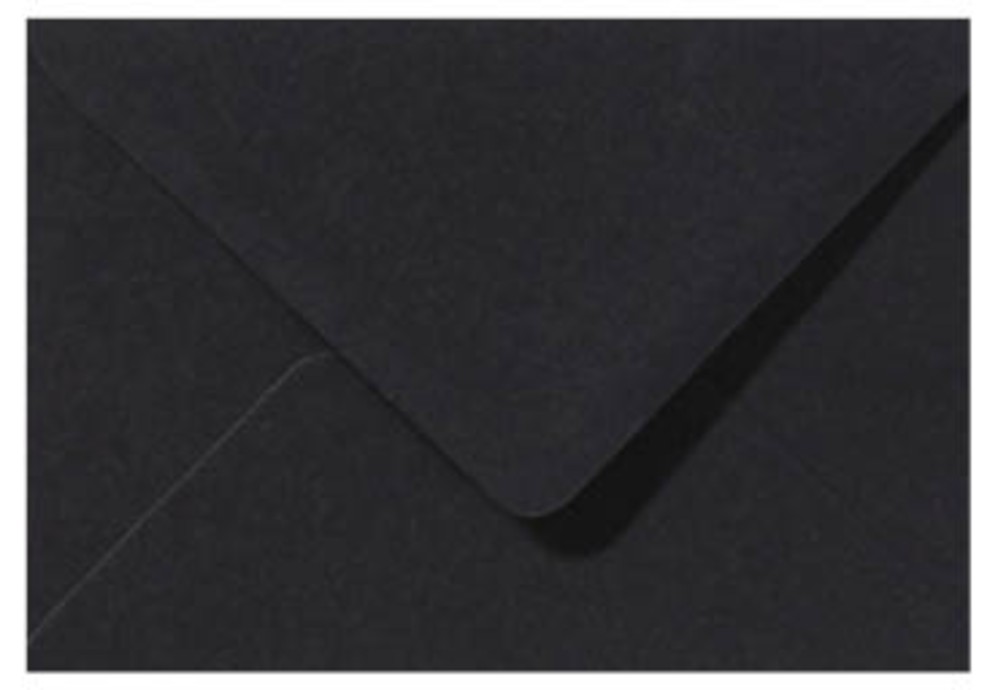 Envelop zwart 17x11cm