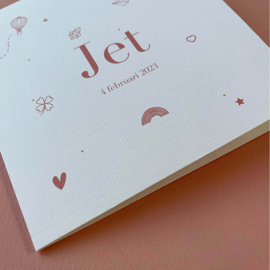 Structuurpapier | Origineel kaartje John